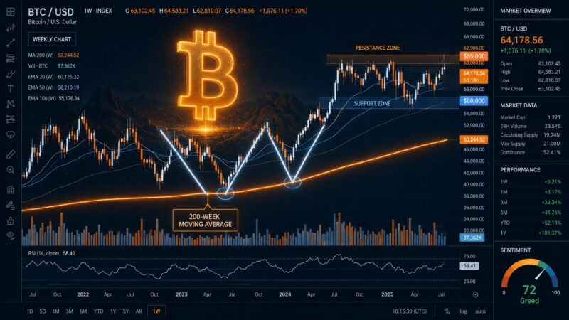 Bitcoin at the 200-Week MA